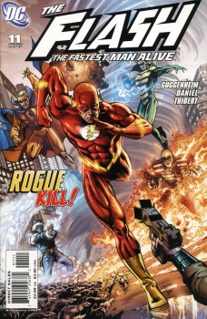 Cover: The Flash runs past his enemies