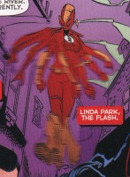 [Linda Park as the Flash]