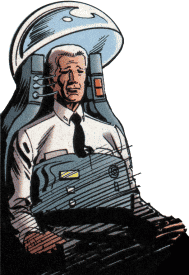 Barry Allen in his high-tech wheelchair