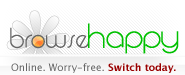 Browse Happy. Online. Worry-free. Switch today.