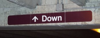 (up arrow) Down