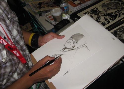 Francis Manapul Sketching