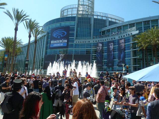 Outside WonderCon 2013 at the Anaheim Convention Center