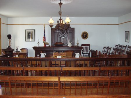 Whaley House Courtroom